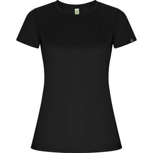 Roly Womens/Ladies Imola Sports T-Shirt / Solid Black